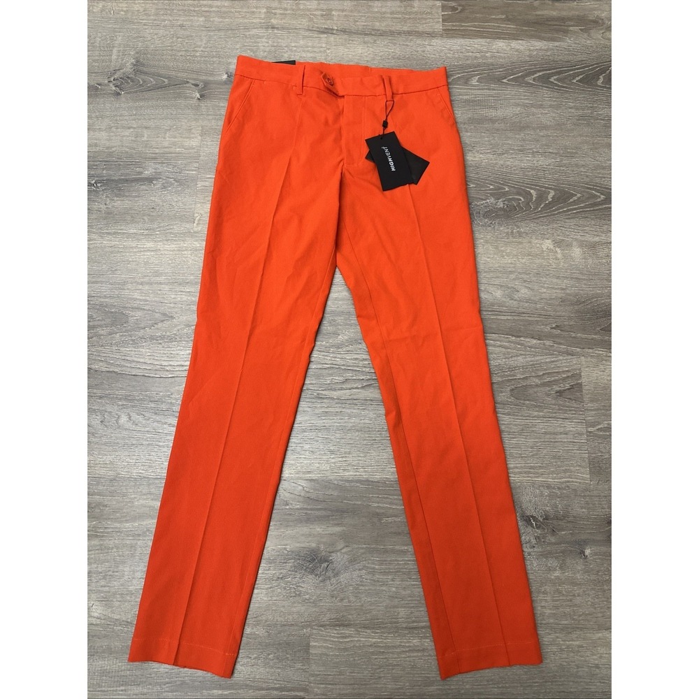 J Lindeberg High Vent Pants Fiery Red Men's 31x34 Golf Pants